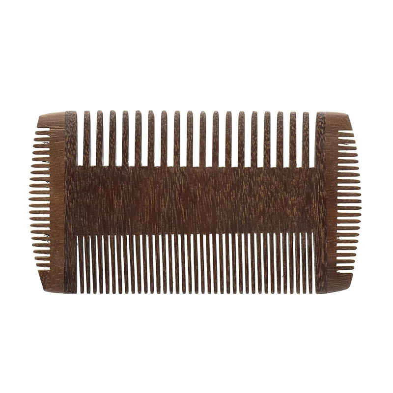 

Hot Sale Fine Coarse Teeth Double Sides Wood Hair Comb Dual Sided Beard Comb