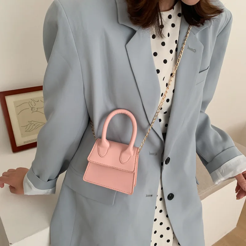 

2021 New Fashion For Women's Handbag Portable Small Square Bag All-Match Versatile Casual One-Shoulder Cross-Slung Mini Bag, Customized color