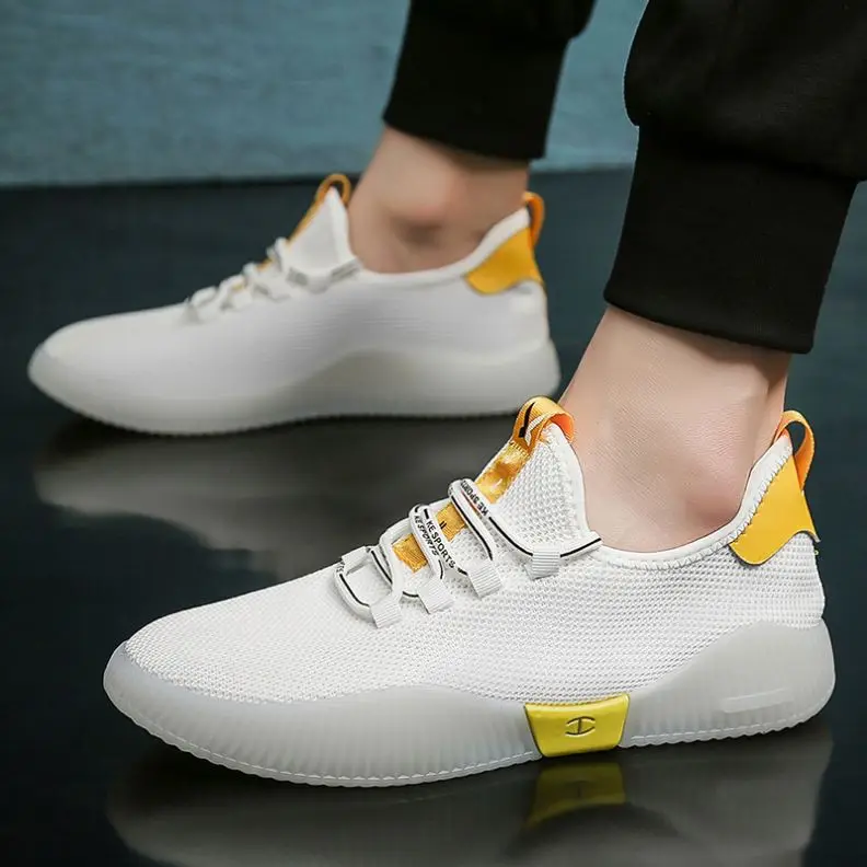 

Rubber outsole fly nit men sneaker Summer outdoor sport shoes, Optional