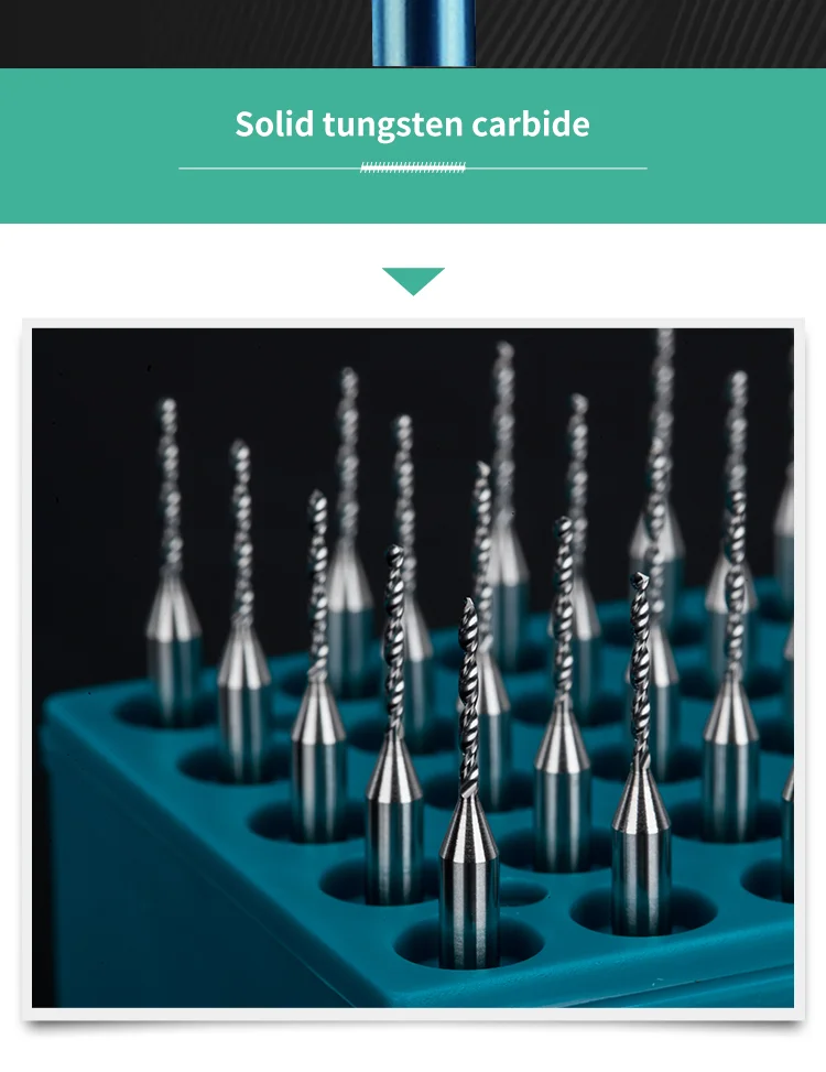 Ux40m/ Ux40 Custom 0.152.00mm Tungsten Carbide Nail Micro Drill Bits