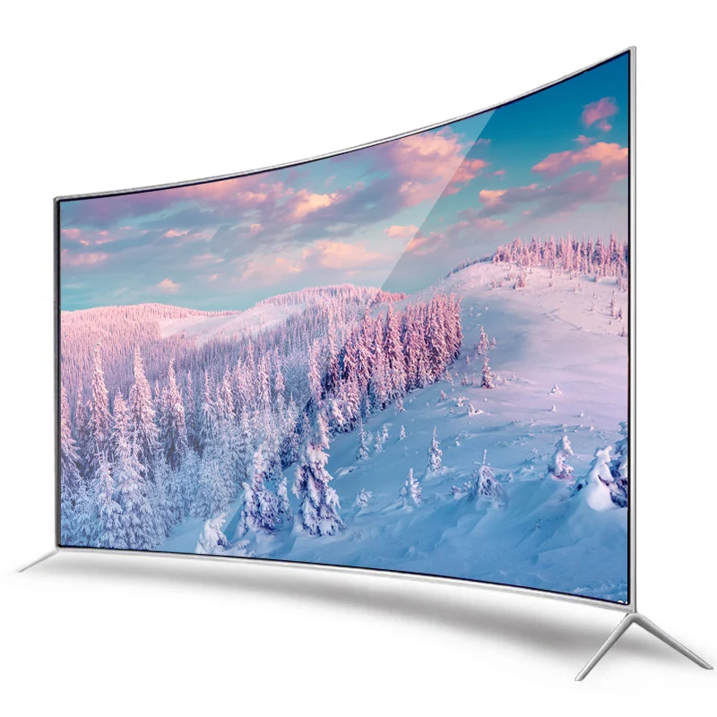 

Factory wholesale smart tv 55 inch curve large screen tv 55 inch 4k smart home use flat screen tv 55 inch