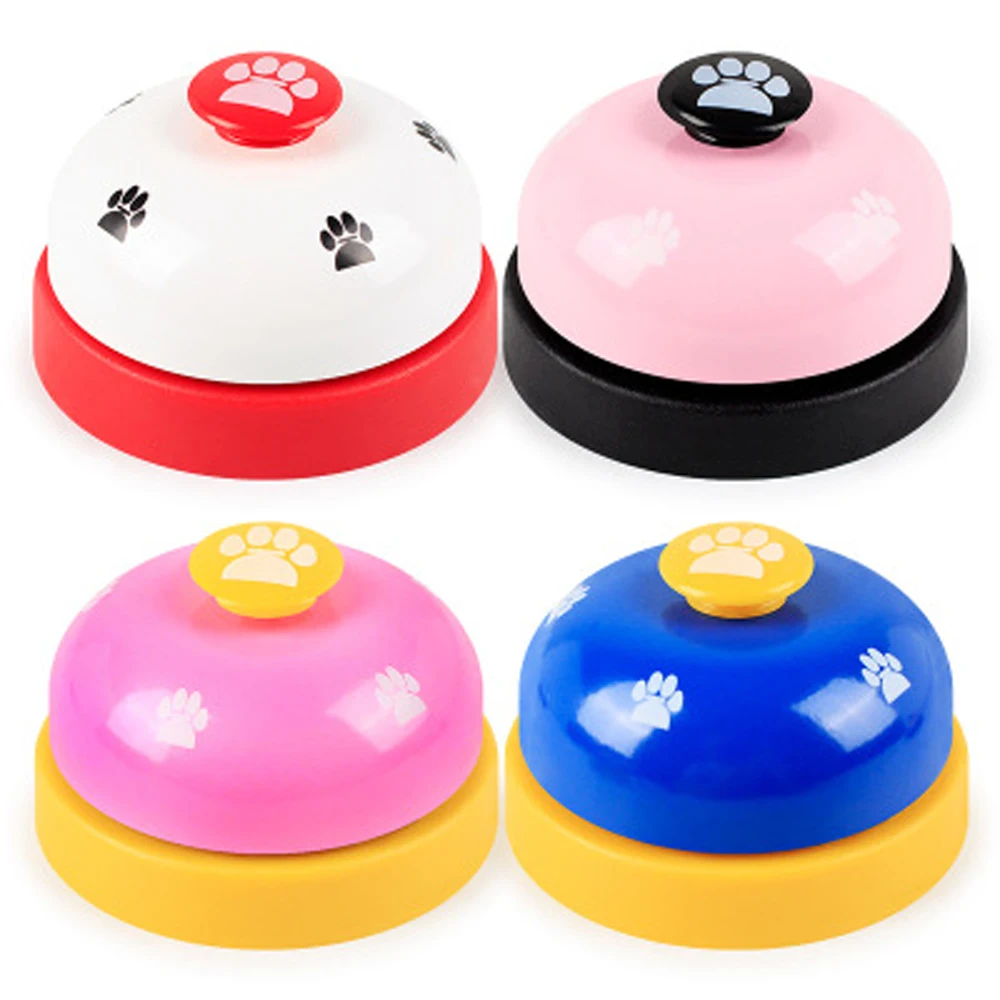 

Fun Ring Dog Trainer And Order Food Bell Pet Trainer Pet Training Products, Blue.white,rose red,pink