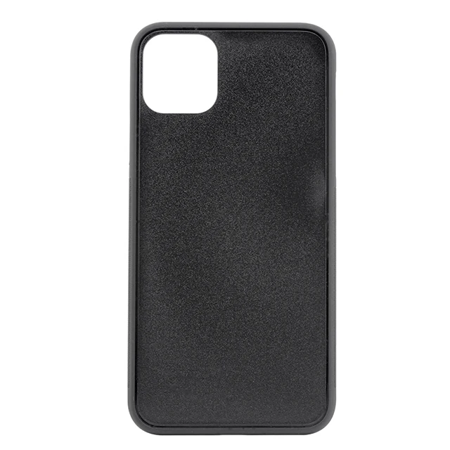 For iPhone 11 Matte Black TPU PC Cell Phone Case with groove material case TPU