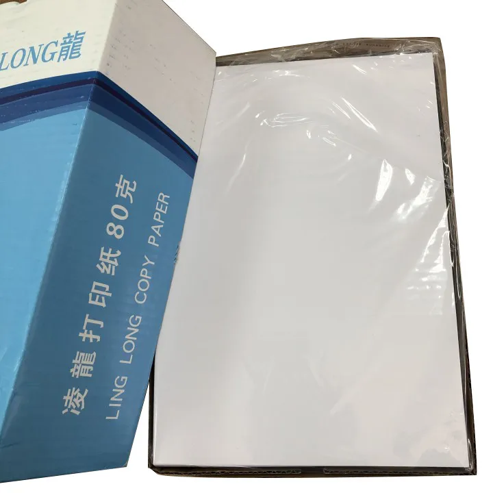 
wholesale 70gsm 80gsm pure white A4 bisector paper A4 copy paper 1000 sheets for laser printing 