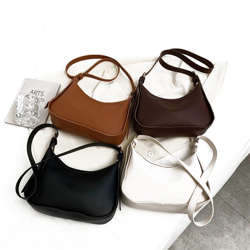 

Ladies Vegan Leather Crossbody Bags Vintage Leather Handbags Women's Shoulder Bags