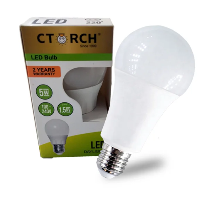 CTORCH Manufacturer 5W/8W/10W/12W/15W/18W/24W/35W/45W/60W E27 E14 Led Light Bulb