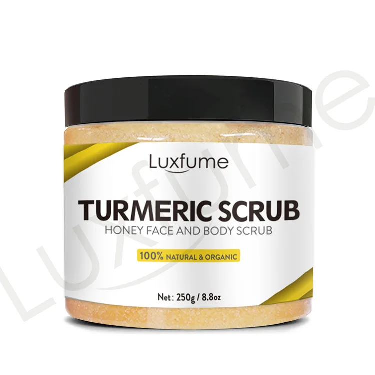 

Oem Natural Organic Brightening Moisturizing Body Skin Care Turmeric Scrub