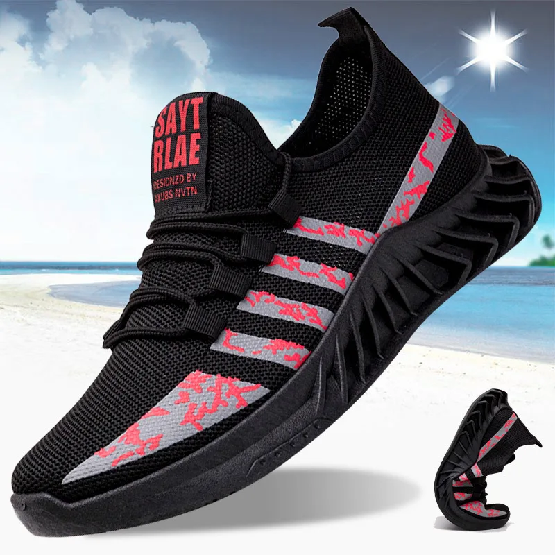

New model fitness walking shoes fashion mesh comfortable sport shoes for men shoes sport men's