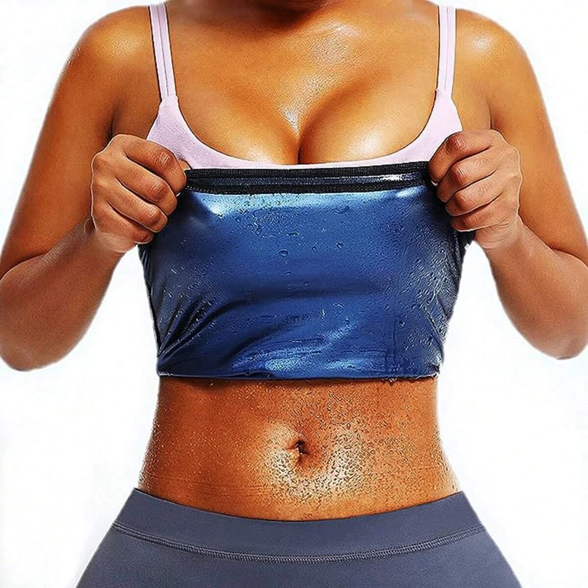 Women Waist Trainer Trimmer Corset Weight Loss Tummy Wrap Workout Belt Sweat Belly Band Sports Girdle Sauna Suit Home Use