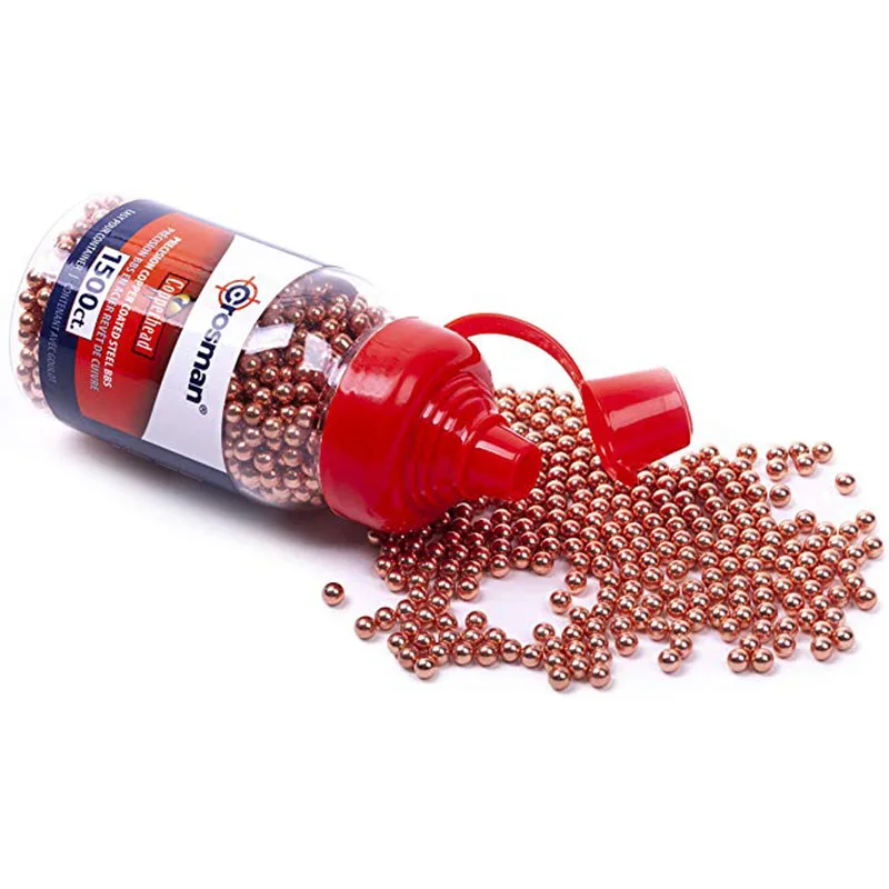 

China Supplier factory Hot sale 4.5mm copper coated steel ball punched steel balls brass ball for outdoor hunting sports