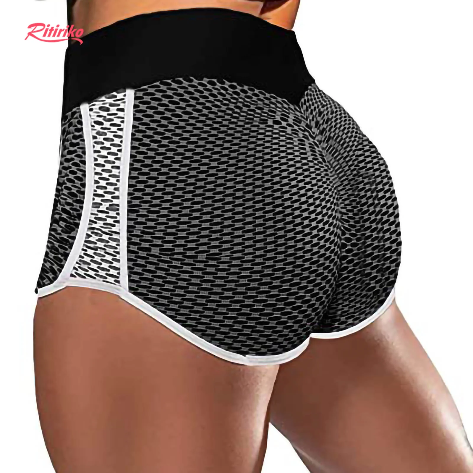 

ropa deportiva scrunch butt corset mesh push up compression hollow out tummy control compressed tiktok leggings yoga shorts