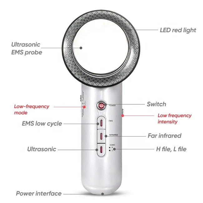 
Ultrasound Cavitation EMS Body Slimming Massager Weight Loss Lipo Anti Cellulite Fat Burner Galvanic Infrared Ultrasonic Therapy 