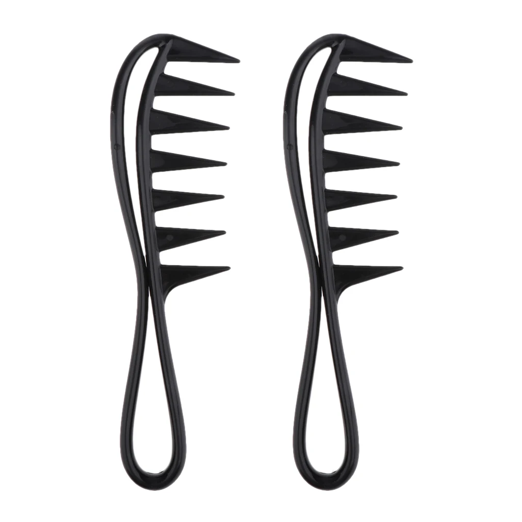 

Mens Oil Hair Pick Comb barber shop Dyeing Hairdressing Styling Wide Tooth comb