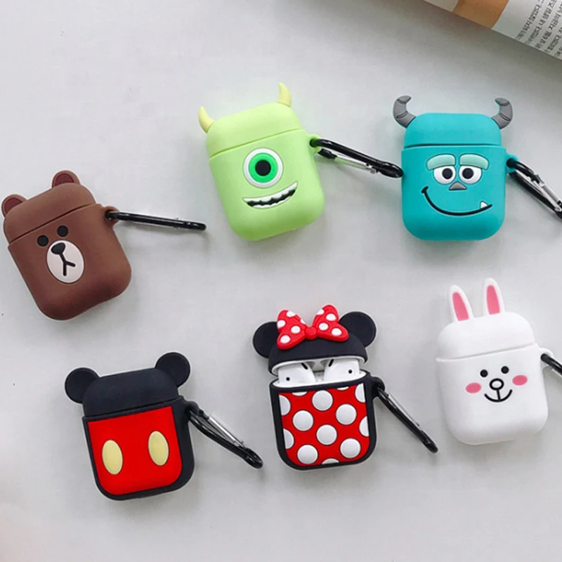 

Silicone Cute Cartoon For Airpods case For Airpod Case Design For Airpods case
