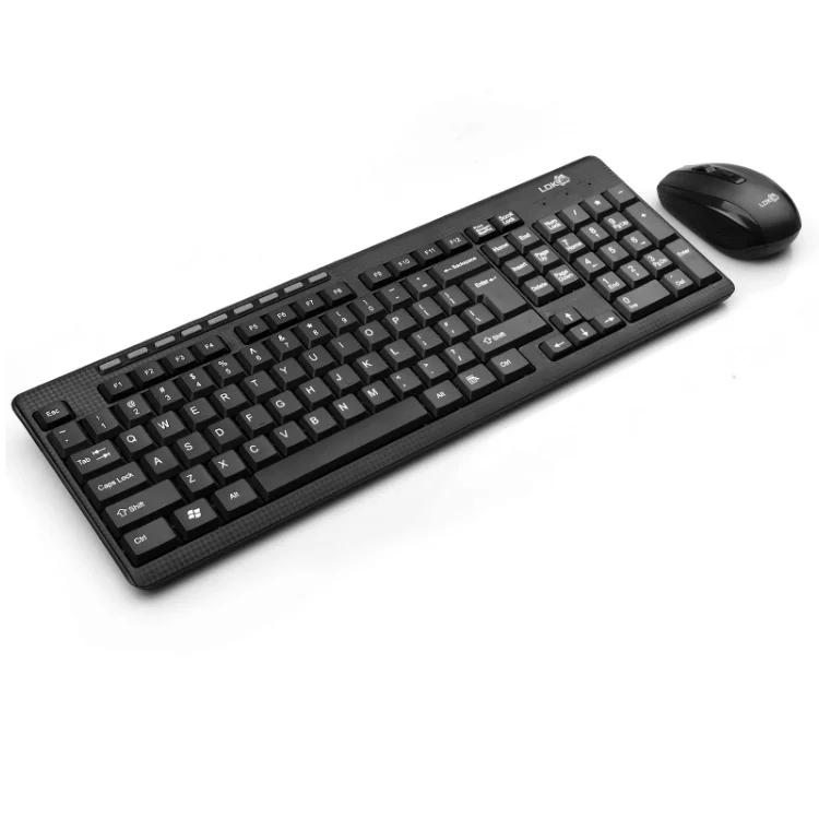 

CR500 Hot selling Multimedia key 2.4 Ghz wireless quiet keyboard and mouse combo kit mouse keyboard wireless set for home office