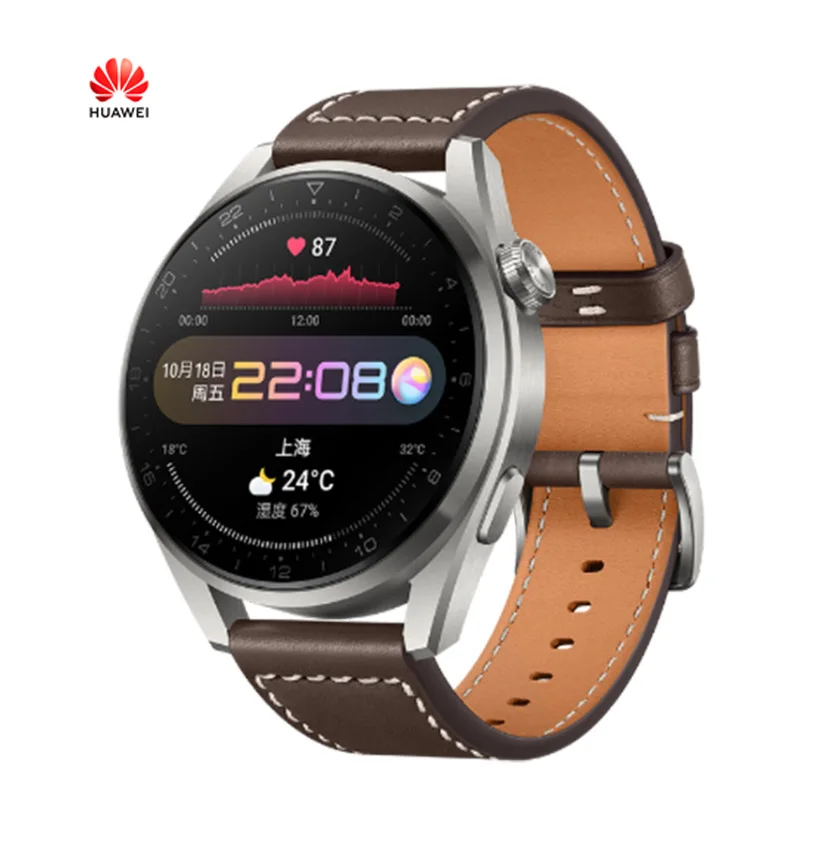 

Huawei Watch 3 Pro 48mm GLL-AL01 1.43 inch AMOLED Touch Screen 5ATM Waterproof Smart Watch