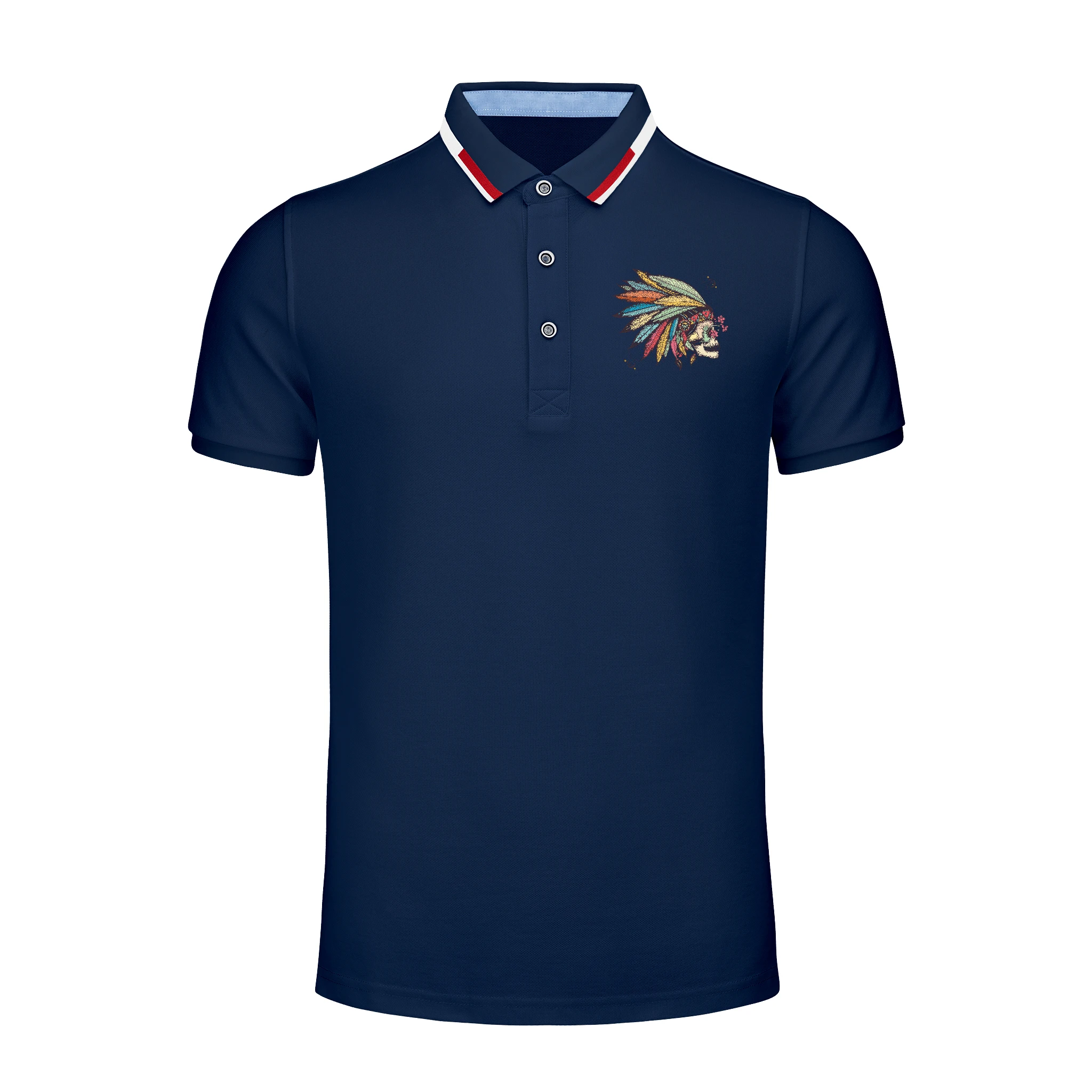 

T-Shirt 80% Cotton Custom Logo branded Mens Polo Shirt digital Printing Short T shirt, Customized color