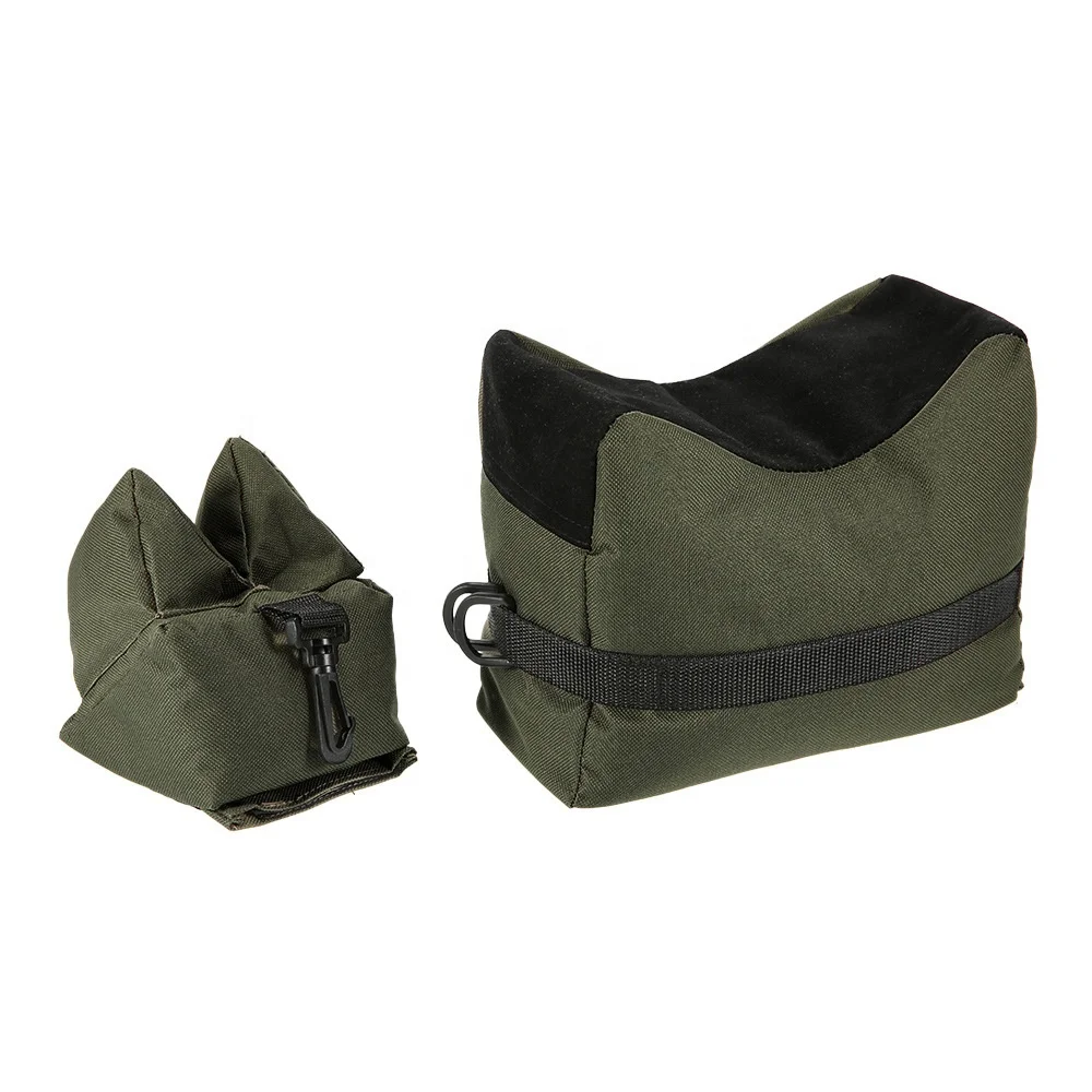 

Army green nylon universal shooting rifle rest