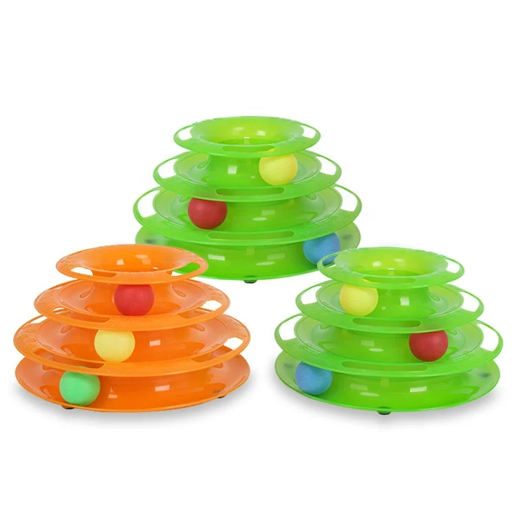 

Turntable Balls Interactive Pet Toy Eco- Friendly Funny Sport Toys