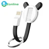 New Arrival Magnetic 3 in 1 Portable Keychain USB Charger Cable Cute Bear Shape Charging Cable For Samsung S7 S6 S5 S4