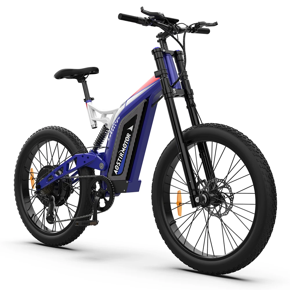 

Fast Speed Tadem 48V 1500W 26Inch Fat Tire Electric Mountain Bike For Sale