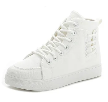 white high cut shoes