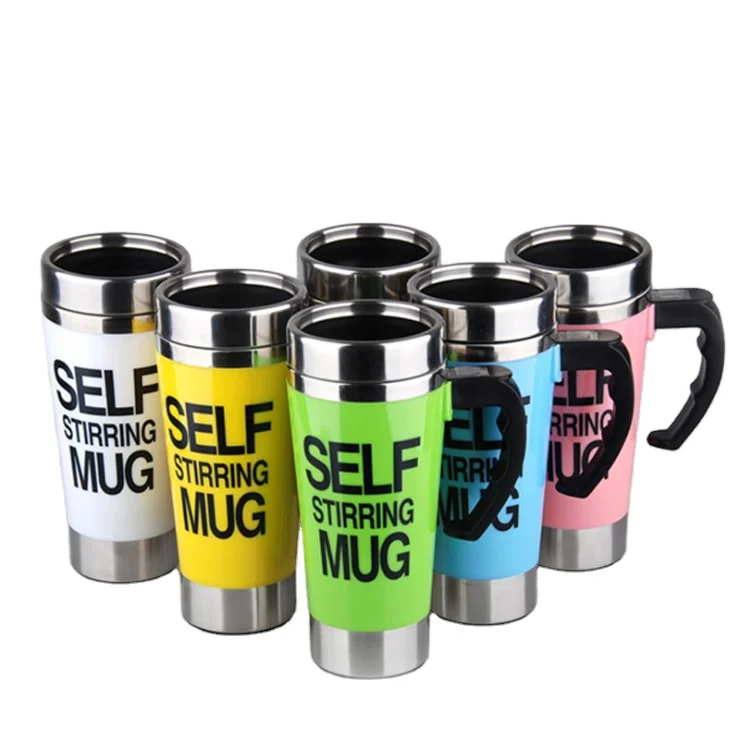 

500ml Electric Milk powder Mixer Automatic Self Stirring Mixing protein shake coffee Cup Mug with lid, Customized