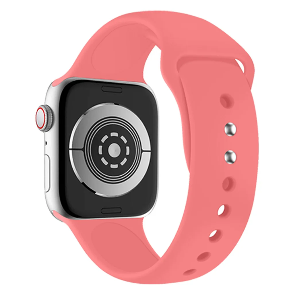

ShanHai Band for Apple Watch 38mm 42mm,Silicone Sport Strap Replacement Bracelet Wristband for iWatch Series 5/4/3 Sport Edition, Multi-color optional or customized