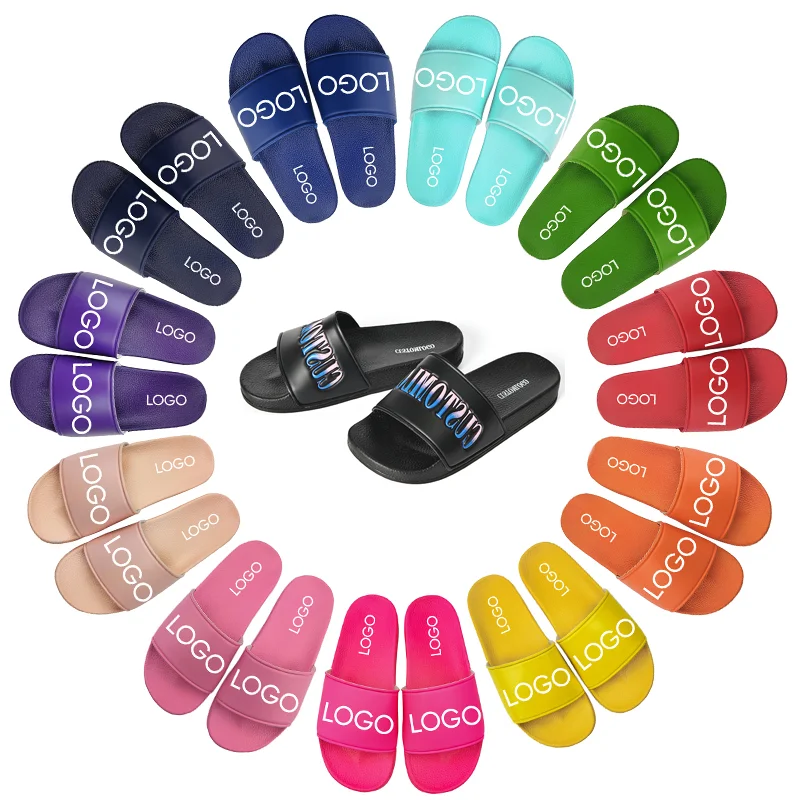 

Customized Summer Slippers Light Casual Men's Slippers Swimming Walking Beach Anti-slip Waterproof Fashion Slides Slippers, Customized colors