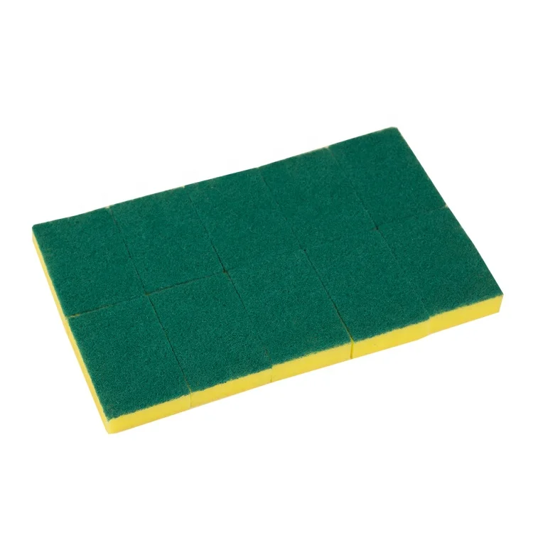 
Polyester and PU foam multi purpose household kitchen cleaning sponge pad 