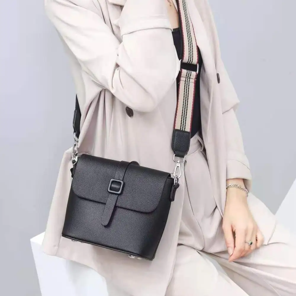 

2021 Fashion Luxury Genuine Leather Handbag Women Shoulder Crossbody Messenger Bag, Various