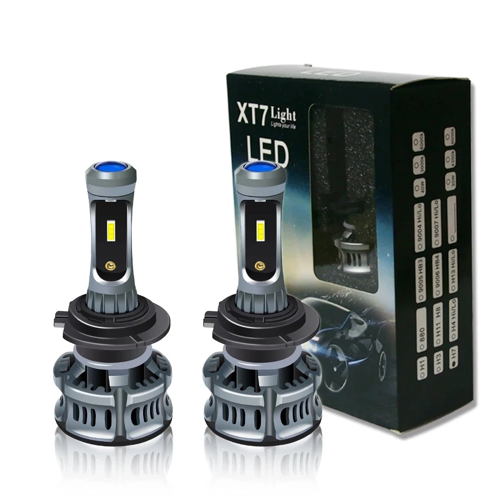 2020 Newest Car LED Headlight Bulb H4 H7 CSP Chips Brighter Blue White Beam LED Car Lamp H11 9005 9006