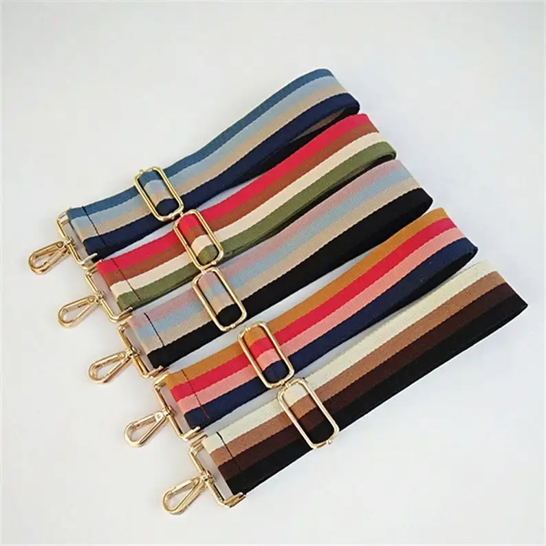 

Replacement Handle Bag Accessories Canvas Bag Strap Purse Strap Replacement Crossbody Handbag Shoulder Stripe Wide Adjustable, Different colors