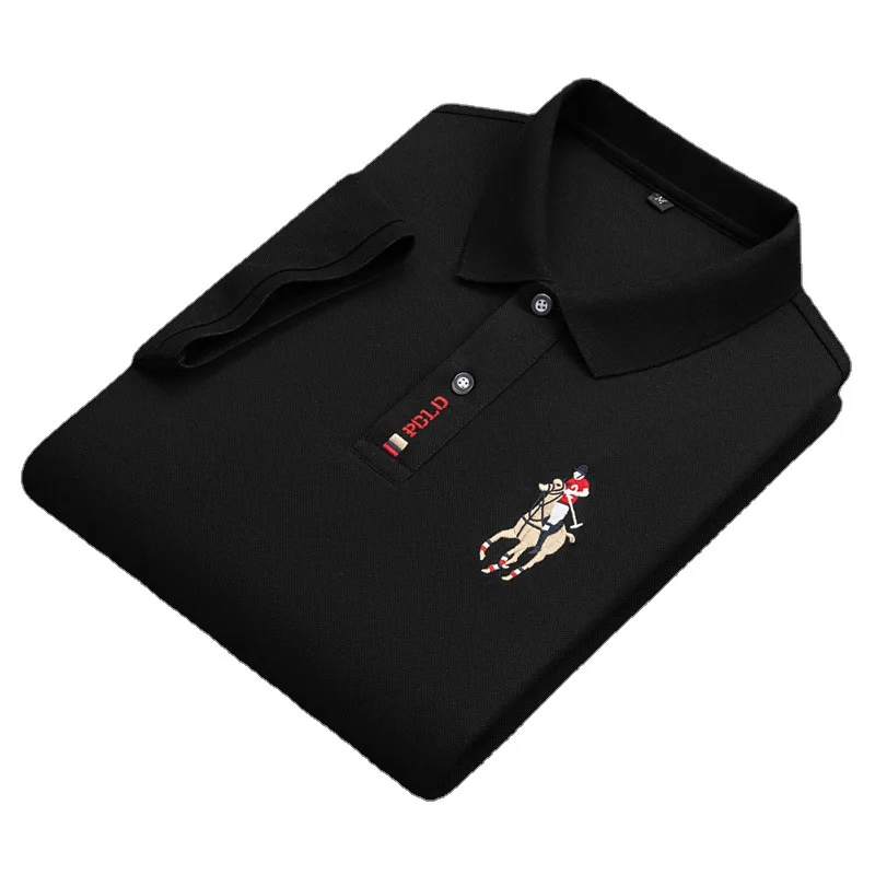 Custom design your own brand polo shirt Short Sleeve men's polyester customized logo man Golf Polo t-shirt Shirts