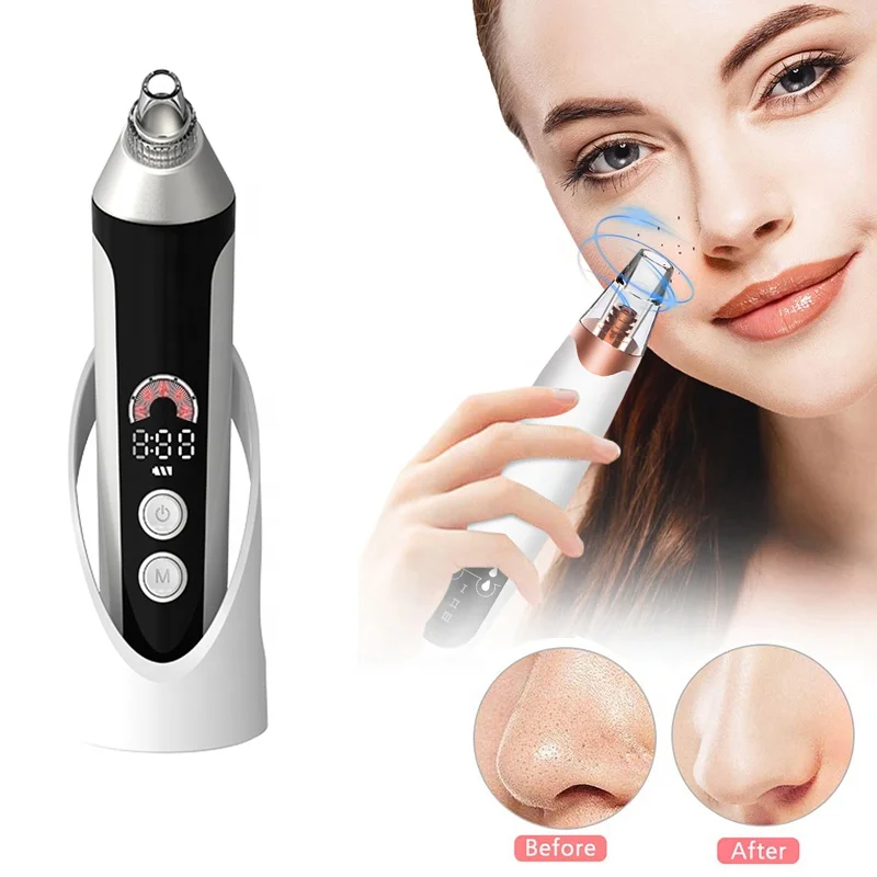 

Blackhead Remover Acne Point Noir Black Head Remover Pimples Removal Pore Beauty Skin Clean Tool Cleaner Black Dot, White+black