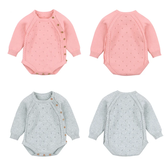 baby girl knitted romper