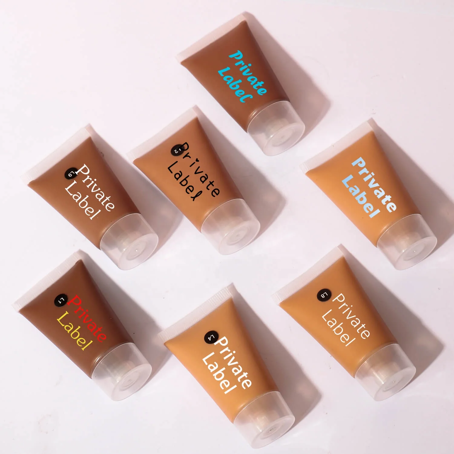 

25 shades matte foundation Sensitive Muscle Available Waterproof Matte Foundation Private Label