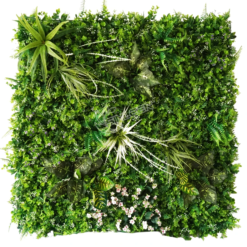 

Grass Green Decoration Design Outdoor Faux Garden Artificial Plant Wall, Colorized