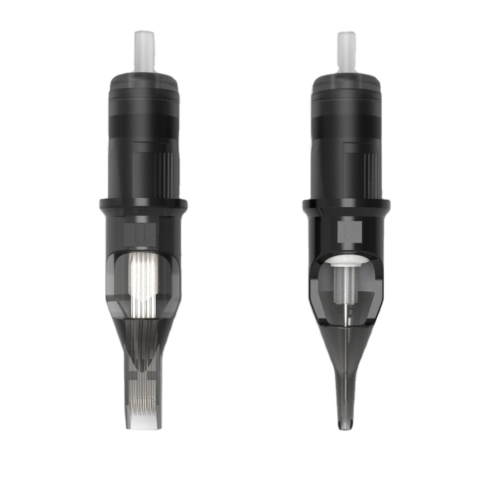 

7RL 9RL 7RM 9RM 7F 9F 7M1 9M2 Permanent Makeup Supplies Basic Type Disposable Cartridge Tattoo Needle, Translucent with color