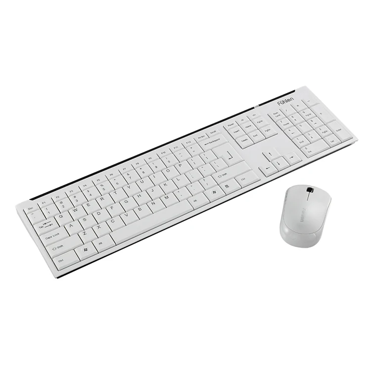 

Factory price wholesale computer desktop wireless keyboard and mouse USB receiver waterproof and silent design