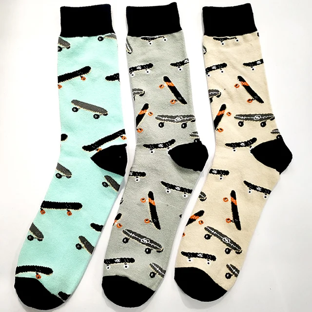 

High Quality Custom New Design Street Sports men Knitted Skate Fantanstic Socks