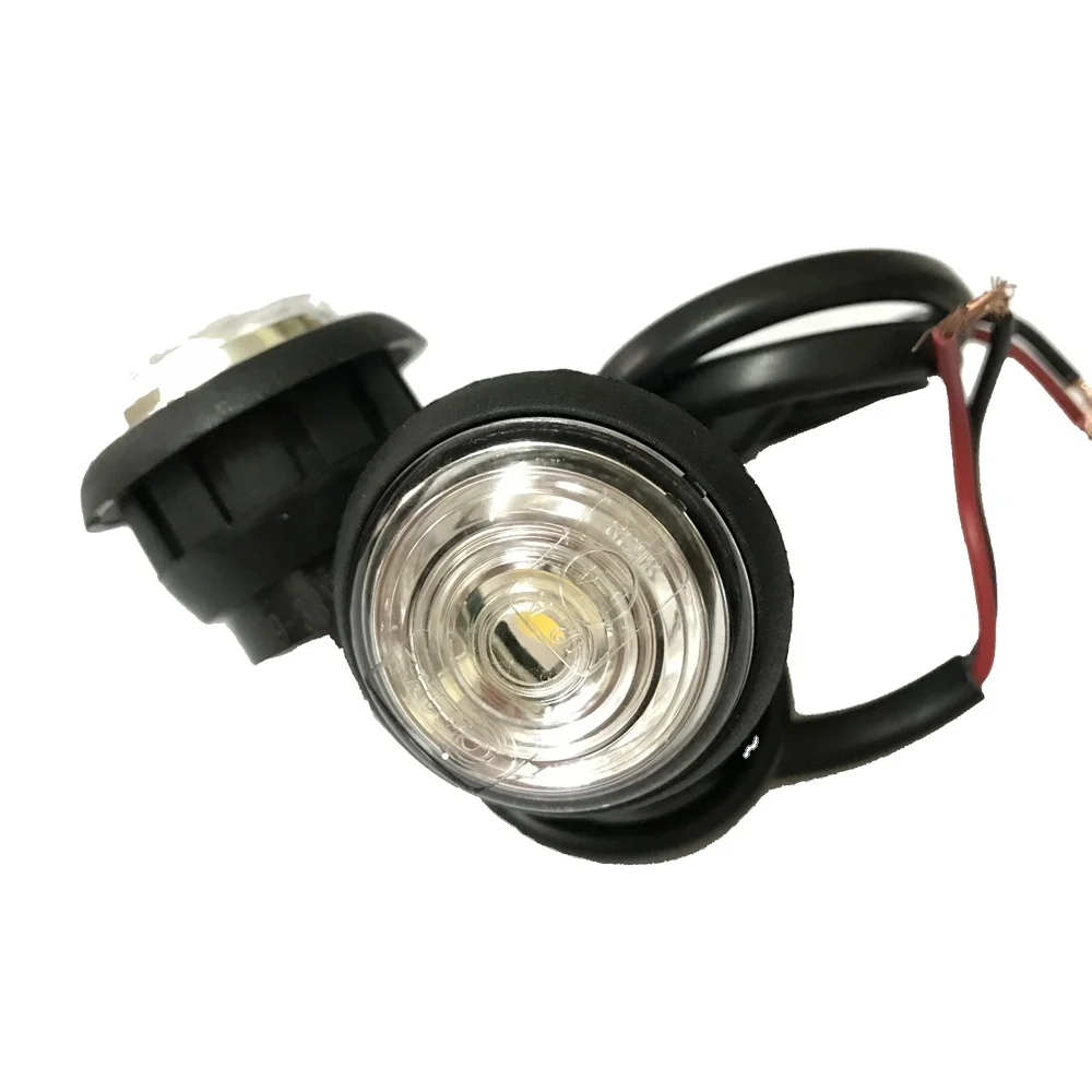 

Emark ECE approved 30mm 1.18 inch Truck Front Position lamp clear lens with grommet AL30-FPL+G