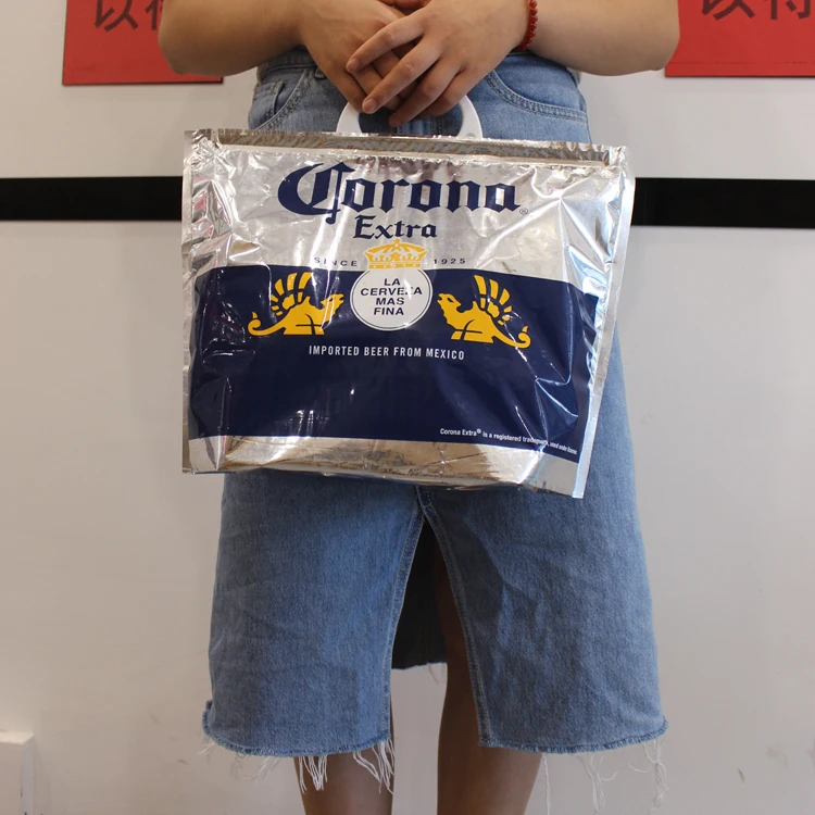 

Wholesale custom hot cold aluminium foil food delivery insulated thermal bag