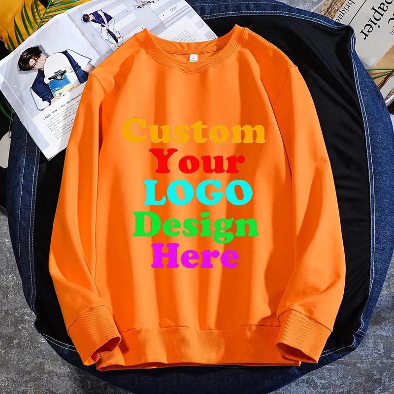 

Custom Embroidery Printing Logo xxxl Heavyweight Monki Crewneck 100% Cotton Men Hoodies, Color1-color5