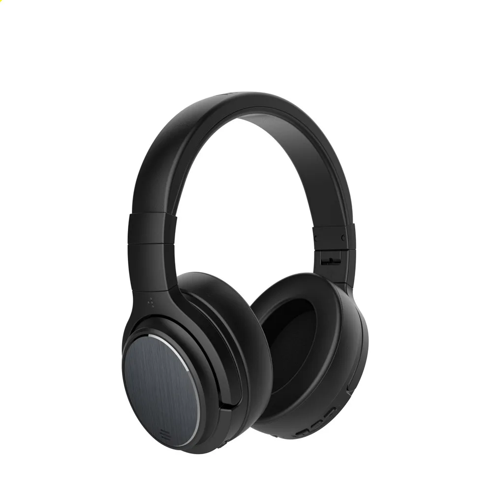 

2021 Custom Anc Active Noise Cancelling Wireless Earphones Gaming Headphones Foldable Headset with Mic