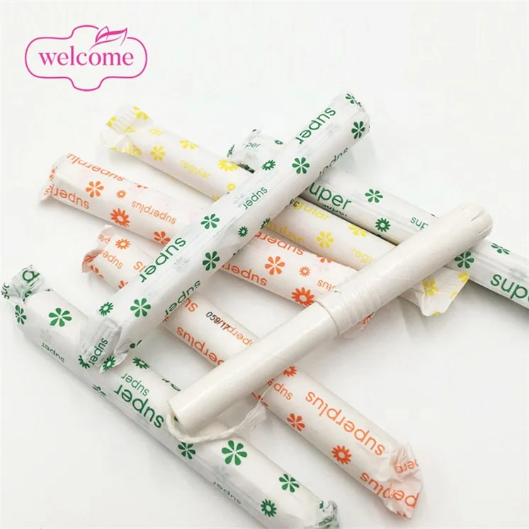 

Biodegradable Chlorine & Toxin Free Tampons Organic Cotton Organic cbd Tampon With Paper Applicator