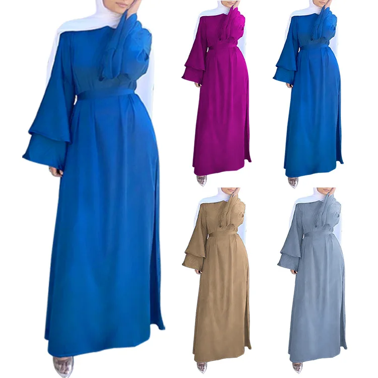 

Summer fashion super fat ethnic style luxury women's oversized muslim dress