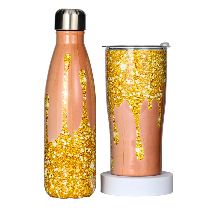 

500ml double wall vacuum metal bpa free sport insulated cola flask stainless steel water bottle, Customized color
