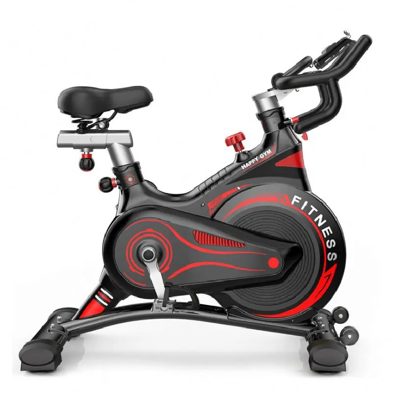 

2021 Best Selling Indoor Magnetic Silent Cycling Training Exercise Spinning Bike Wholesale, Black-yellow,black-red,white-blue