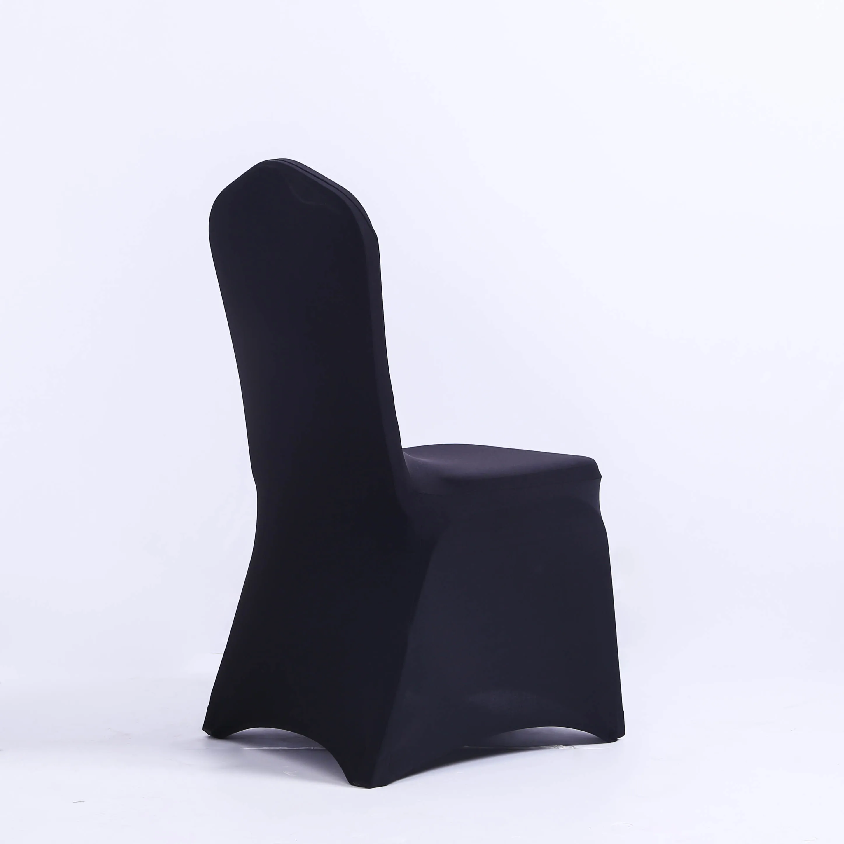 

100% polyester spandex white black chair covers spandex event banquet party chair cover